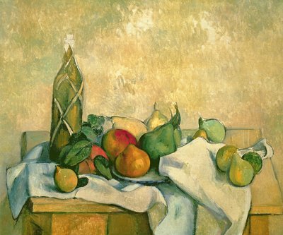 Still Life with Bottle of Liqueur, 1888-90 by Paul Cézanne
